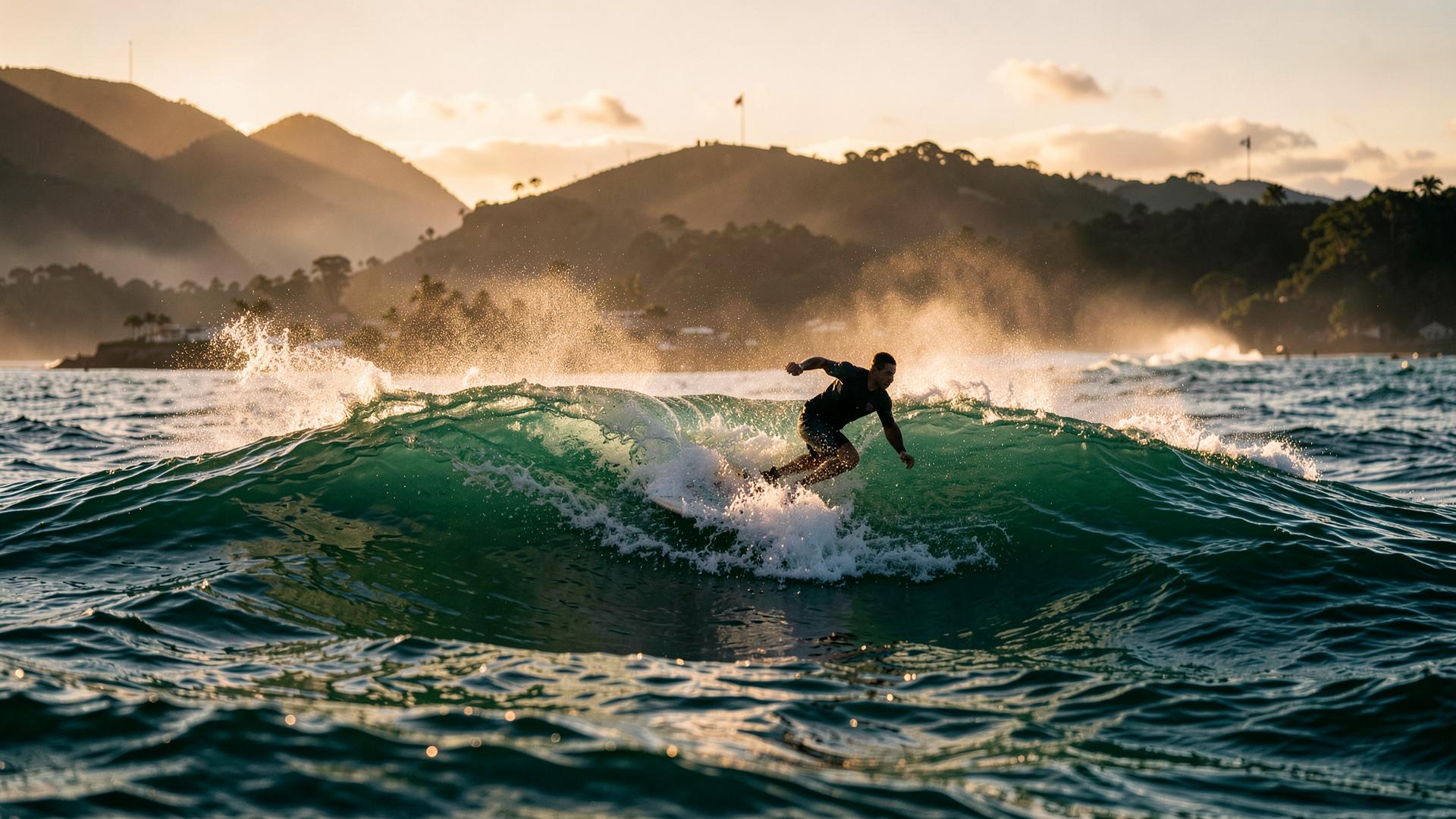 Imagem ilustrativa da seção Manobras de Surf